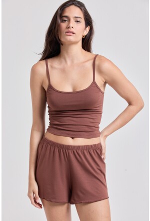 BLUSA TRÉGUA VISCOLYCRA NUTELLA