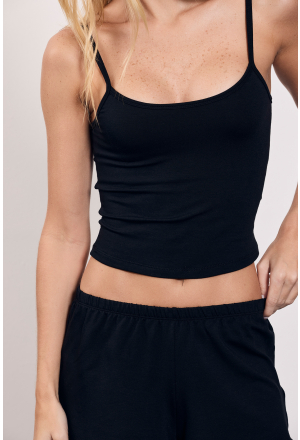 BLUSA TRÉGUA MOLETINHO PRETO