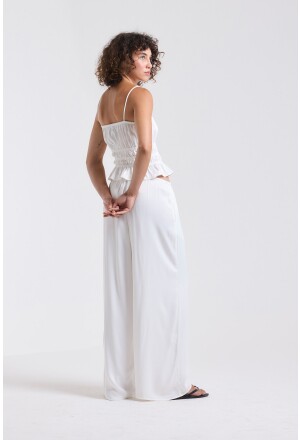 BLUSA FRANZIDA SATIN OFFWHITE