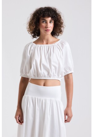 BLUSA FRANZIDA COTTON OFFWHITE