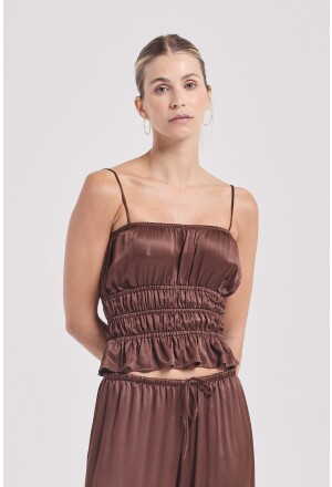 BLUSA FRANZIDA SATIN