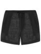 SHORT COTTON RUSTIC PRETO