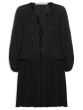 VESTIDO MINI DECOTE CRUZADO PRETO