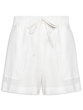 SHORT BOLSO CAMBRAIA OFFWHITE