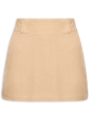 SHORT SAIA LINHO CARAMELO