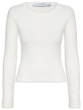 BLUSA DECOTE COSTAS AMARRAÇÃO CANELADA OFFWHITE