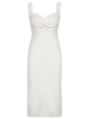 VESTIDO VAZADO NÓ OFFWHITE