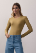 BLUSA MANGA RIBANA CAQUI