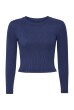 BLUSA MANGA RIBANA MARINHO