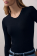 BLUSA MANGA RIBANA PRETO