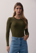BLUSA MANGA RIBANA VERDE