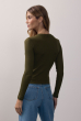 BLUSA MANGA RIBANA VERDE