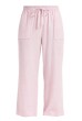 CALÇA RETA BOLSO CAMBRAIA ROSA
