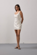 VESTIDO MINI LINHO WASHED OFFWHITE