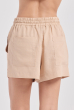 SHORT BOLSO CAMBRAIA BEGE