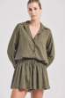 SHORT DRAPEADO CAMBRAIA VERDE