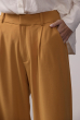 CALÇA PREGAS ALFAIATARIA MOSTARDA