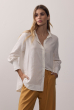 CAMISA SOCIAL ARREDONDADA CAMBRAIA OFFWHITE