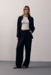 CALÇA RETA BOLSO CAMBRAIA PRETO