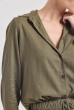 CAMISA SOCIAL ARREDONDADA CAMBRAIA VERDE