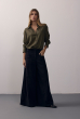 CALÇA PANTALONA PESPONTADA PRETO