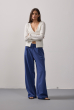 BLUSA DECOTE V TEXTURIZADA