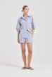 BLUSA SOCIAL LISTRAS LINEN