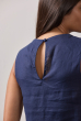 BLUSA LONGA CAMBRAIA MARINHO