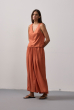 BLUSA DECOTE V CAMBRAIA TERRA