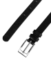 CINTO LB PRETO FIVELA PRATA 