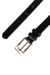 CINTO LB PRETO FIVELA DOURADA