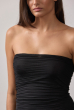 BLUSA RETA PLISSADA