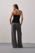 BLUSA RETA PLISSADA