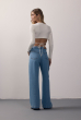 BLUSA DECOTE COSTAS AMARRAÇÃO CANELADA OFFWHITE