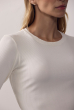 BLUSA DECOTE COSTAS AMARRAÇÃO CANELADA OFFWHITE