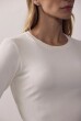 BLUSA DECOTE COSTAS AMARRAÇÃO CANELADA OFFWHITE