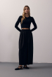 BLUSA DECOTE COSTAS AMARRAÇÃO CANELADA PRETO