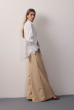 CALÇA PANTALONA PESPONTADA BEGE