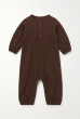 MACACÃO BABY COZY FLANELADO CAFÉ