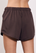 SHORT LUAR FLANELADO CAFÉ