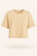 T-SHIRT SERENA FLANELADA BEGE