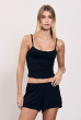 BLUSA TRÉGUA MOLETINHO PRETO