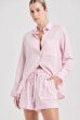 SHORT BOLSO CAMBRAIA ROSA