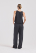 CALÇA RETA BOLSO CAMBRAIA PRETO