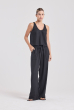 CALÇA RETA BOLSO CAMBRAIA PRETO