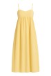 VESTIDO LEILA TRAMA AMARELO