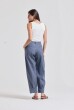 CALÇA PREGAS LISTRADA