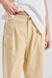 CALÇA RETA ALFAIATARIA DETALHES AMARELO