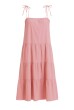 VESTIDO MAXI ALGODAO ROSA