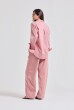 CALÇA RETA ALFAIATARIA DETALHES ROSA